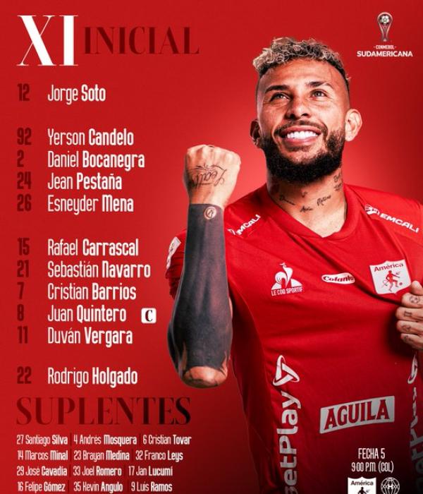 Alineación de América de Cali