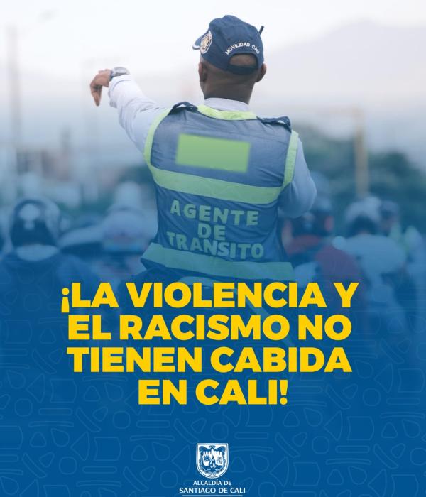 Rechazo al irrespeto y el racismo en Cali.