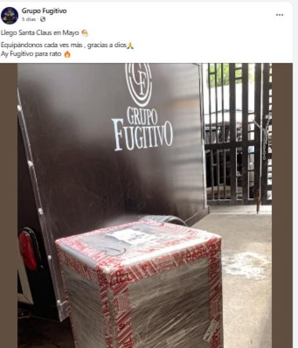 Una de las últimas fotos que compartió el Grupo Fugitivo.