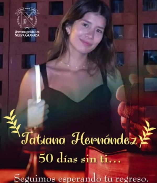 Universidad donde estudia Tatiana Hernández se pronunció por 50 días de desaparición.