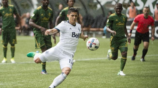 El atacante colombiano Fredy Montero juega en el Vancouver.