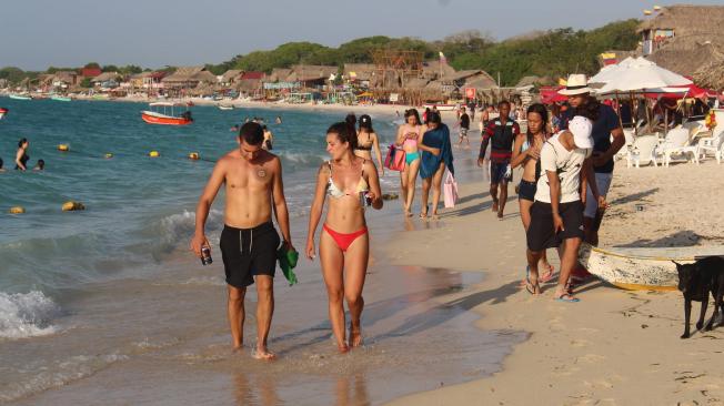 Playa Blanca es el balneario más visitado de Cartagena