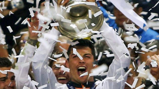 Cristiano hizo parte del equipo de Real Madrid que conquistó la Champions, en 2014, venciendo al Atlético de Madrid.