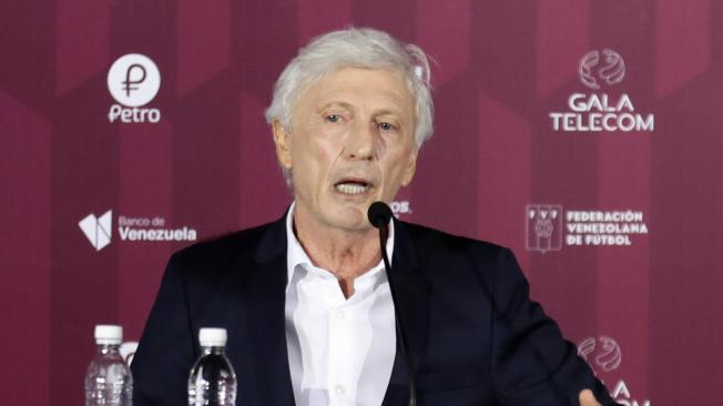 José Pekerman, en su presentación como DT de Venezuela.