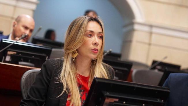 Katherine Miranda lanzó duros cuestionamientos al ministro Guillermo Jaramillo.