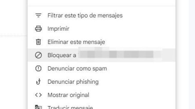 ¿Cómo bloquear usuarios en Gmail?
