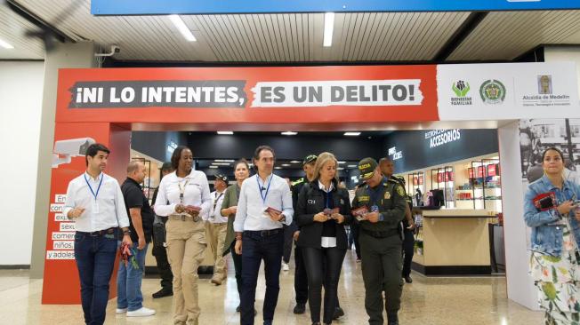 Campaña para prevenir la explotación sexual de niños, niñas y adolescentes en el aeropuerto José María Córdova