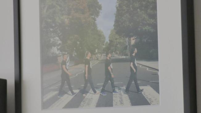 Imitación fotografía Abbey Road