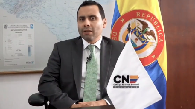 Altus Alejandro Baquero Rueda, magistrado del CNE.