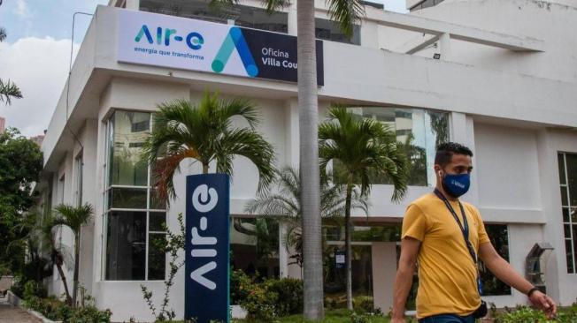 Fachada de la sede de Air-e en Barranquilla.