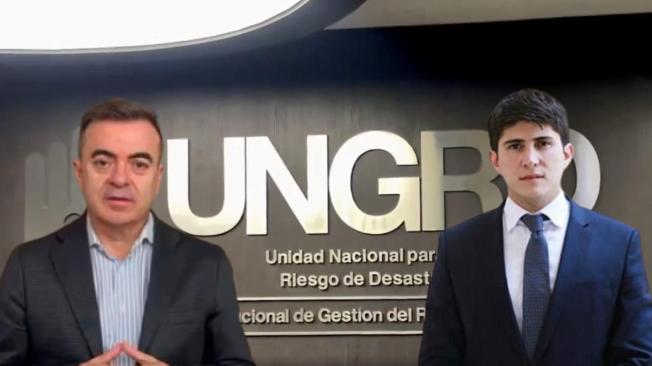 Olmedo López y el representante Wadith Manzur.