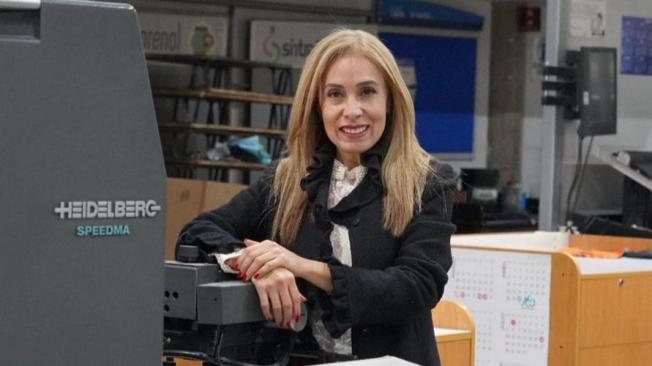 Alba León, gerente de la Imprenta Nacional.