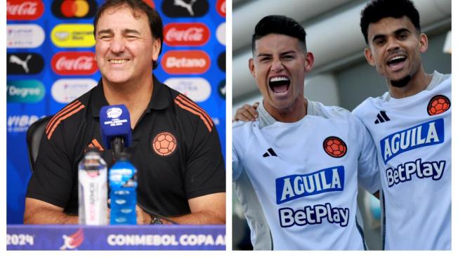 Néstor Lorenozy , James y Luis Díaz.