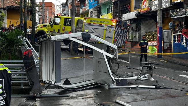 Emergencia metrocable Medellín.