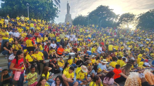 Ambiente Selección Colombia en Barranquilla