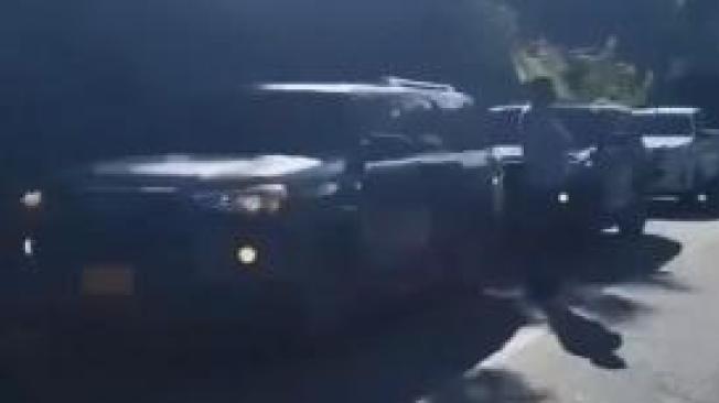 Esta fue una de las camionetas en las que iban disidentes de las Farc que fueron detenidas.