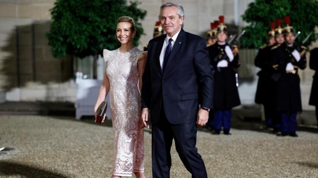 Alberto Fernandez y su expareja Fabiola Yañez.