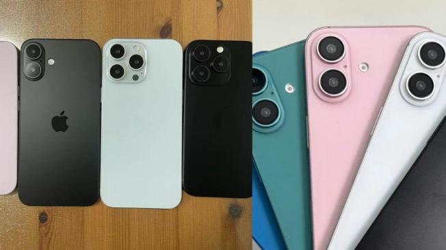 Los nuevos modelos del iPhone 16.