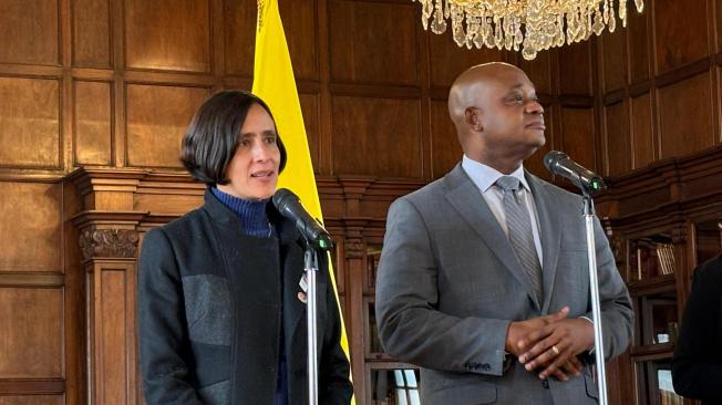 La ministra de Ambiente y Desarrollo Sostenible, Susana Muhamad y el ministro de Relaciones Exteriores, Luis Gilberto Murillo presentaron el balance de los preparativos para la COP16.