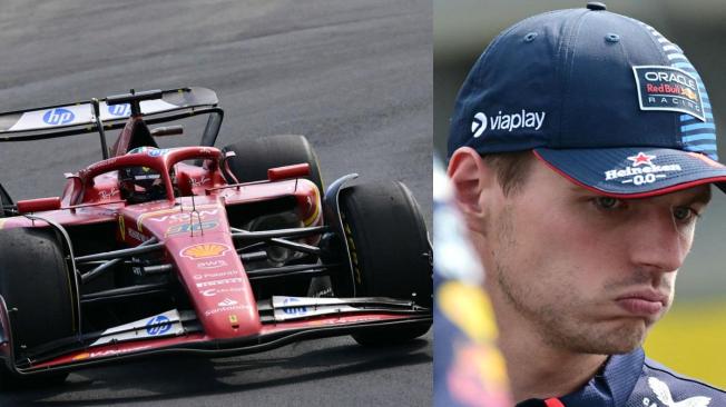 Charles Leclerc y Max Verstappen