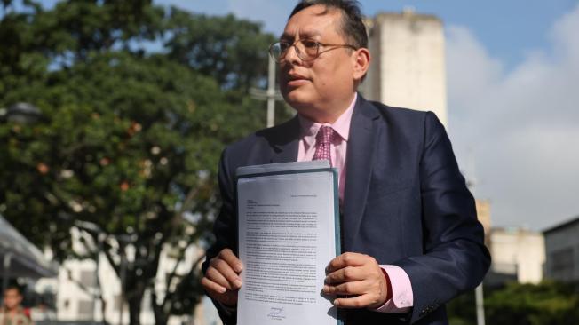 El abogado del opositor de la Plataforma Unitaria Democrática (PUD) Edmundo González, José Vicente Haro.