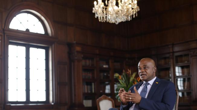 Bogotá 06 de septiembre 2024. 
El canciller de Colombia y ministro de relaciones exteriores, Luis Gilberto Murillo en entrevista exclusiva con El Tiempo.