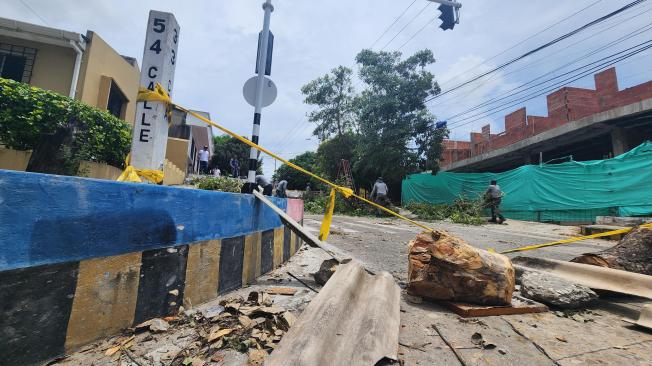 Afectaciones vendabal en Barranquilla