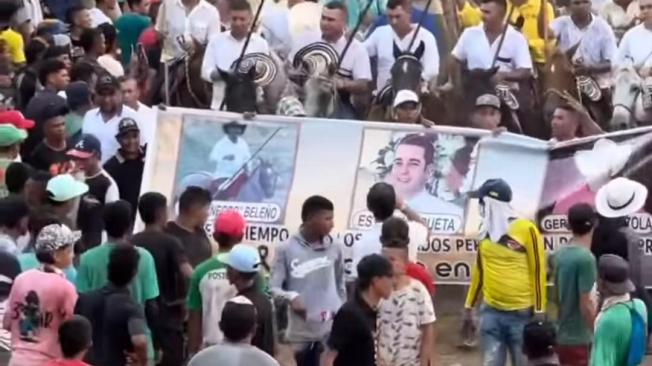 Despedida a los tres ganaderos asesinados en Córdoba