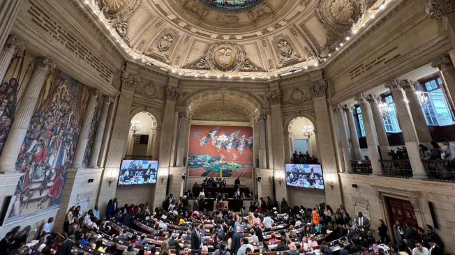 Salón Elíptico del Congreso de la República.