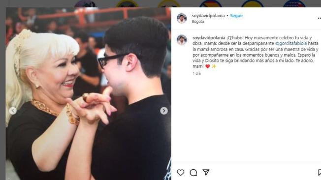 Mensaje del hijo de la 'Gorda Fabiola' para celebrar sus 61 años el 18 de septiembre, un día antes de su muerte.