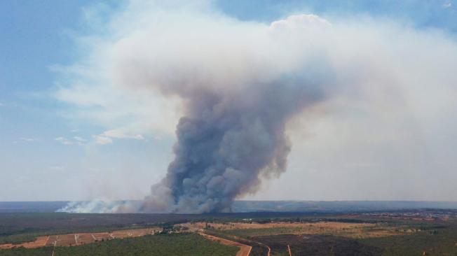 Incendios forestales en Brasil.