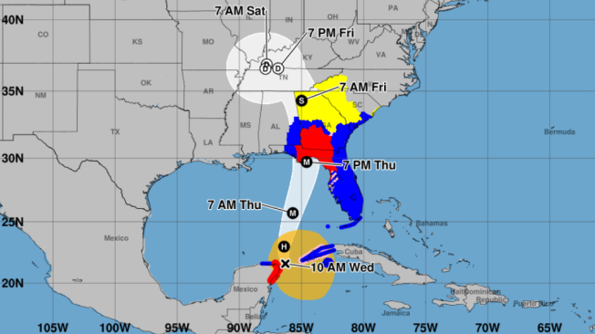 Se espera que el fin de semana el huracán Helene toque tierra en Florida.