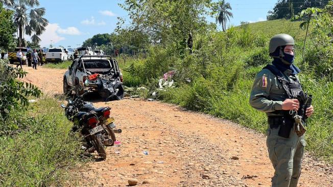 Vehículo donde ocurrió la masacre de Yondó, Antioquia