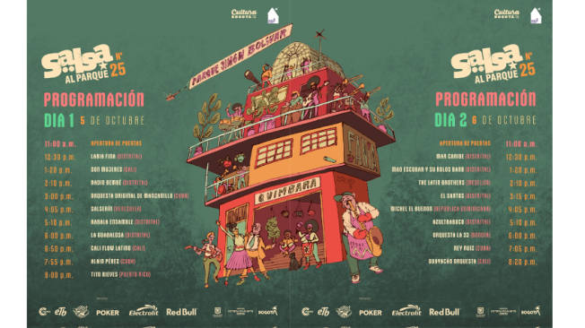 Estos serán los horarios de cada presentación en el festival.