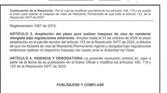 Resolución 9316 de 2024.