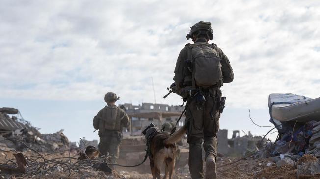 Tropas de Israel en la Franja de Gaza.