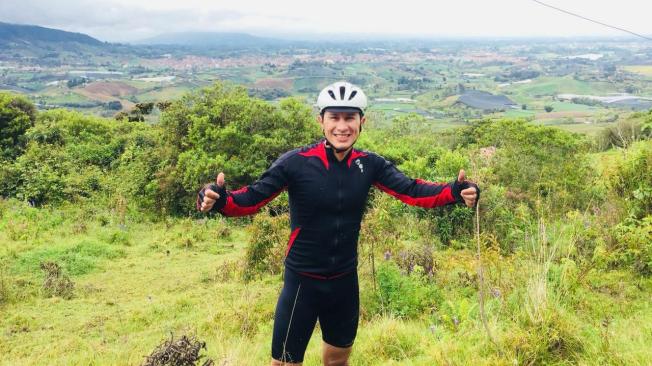 Marlon Pérez, el ciclista que fue asesinado en Antioquia.