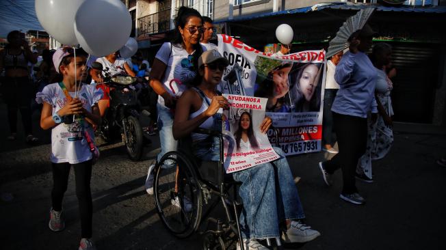 A la marcha asistieron más de 500 personas.