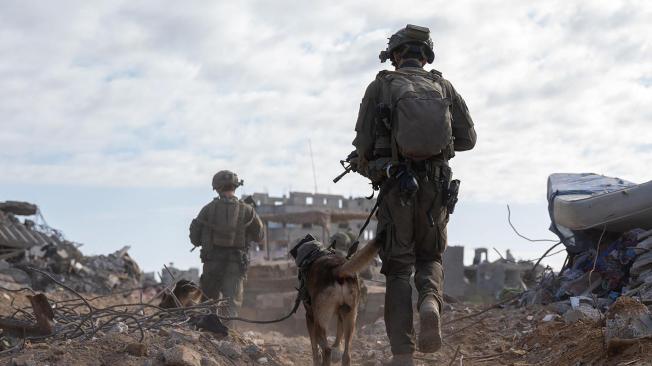 Tropas de Israel en la Franja de Gaza.
