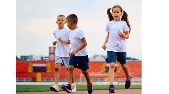 Los niños también pueden practicar el 'slow running'.