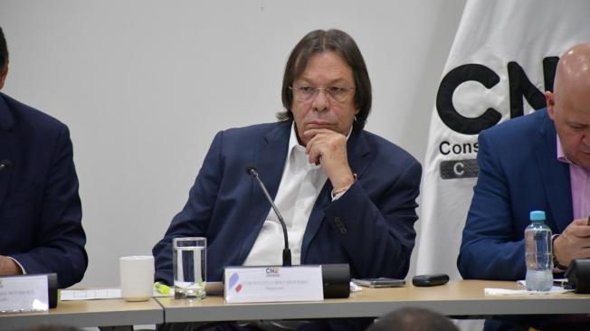 César Lorduy, presidente del CNE