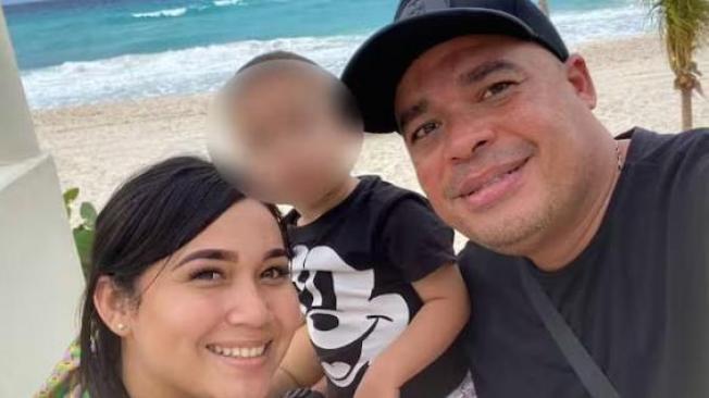 Familia colombiana que había desaparecido en México.