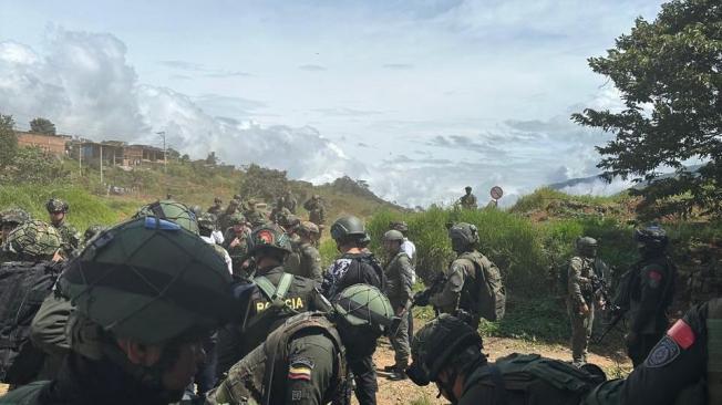 Ingreso a El Plateado, Cauca.