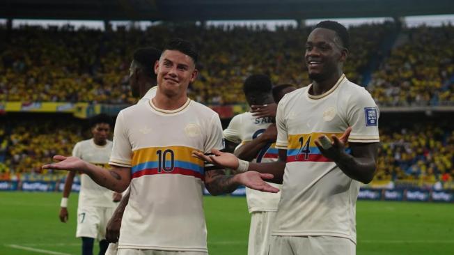 James y Jhon Durán celebrando