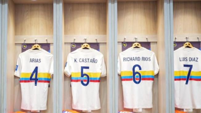 Nueva camiseta de la Selección Colombia.