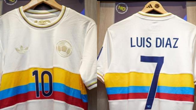 Nueva camiseta de la Selección Colombia.