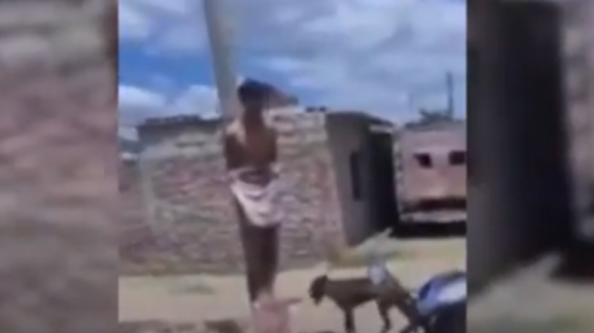 El hombre tomó justicia por mano propia.