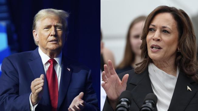 Donald Trump y Kamala Harris