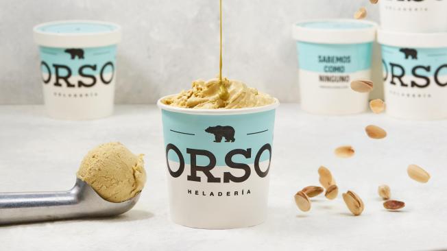 Helado de Pistacho de Orso.