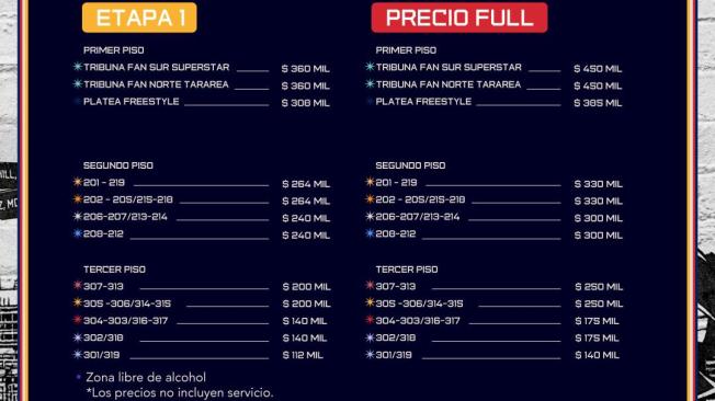 Precio boletería concierto Alkolirykoz y Cypress Hill